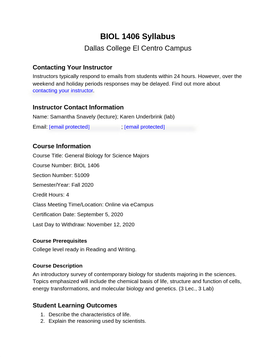 2020FA-BIOL-1406-51009-Syllabus-SS.docx_dm61sdj5itl_page1