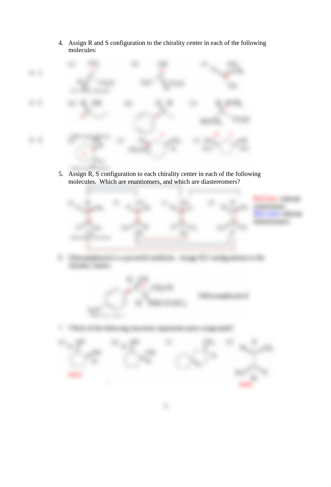 Organic Chemistry I Stereochemistry Problem Set Answer Key_dm663pteshb_page2