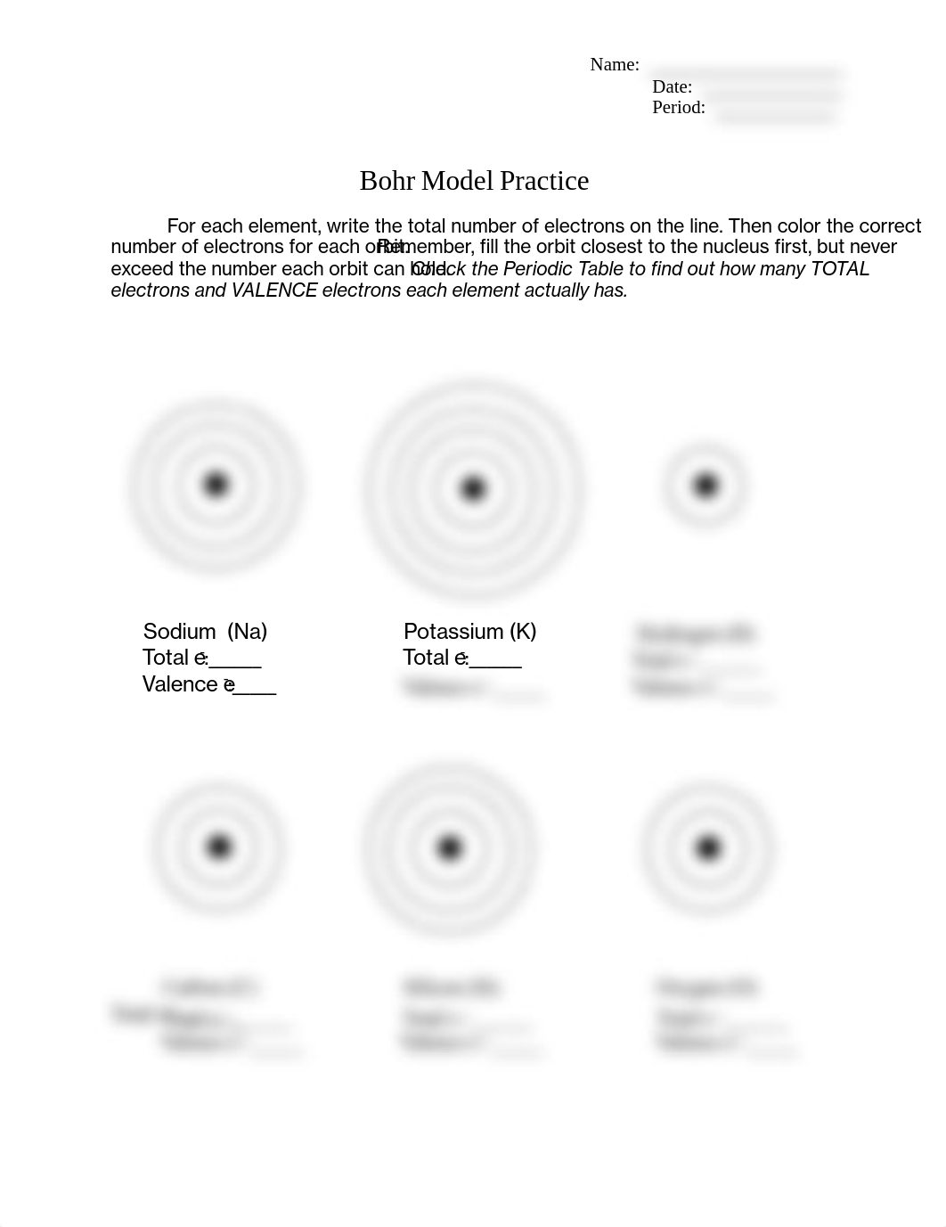 Atomic Structure - Bohr Model Worksheet.pdf_dm66qnp3c87_page1