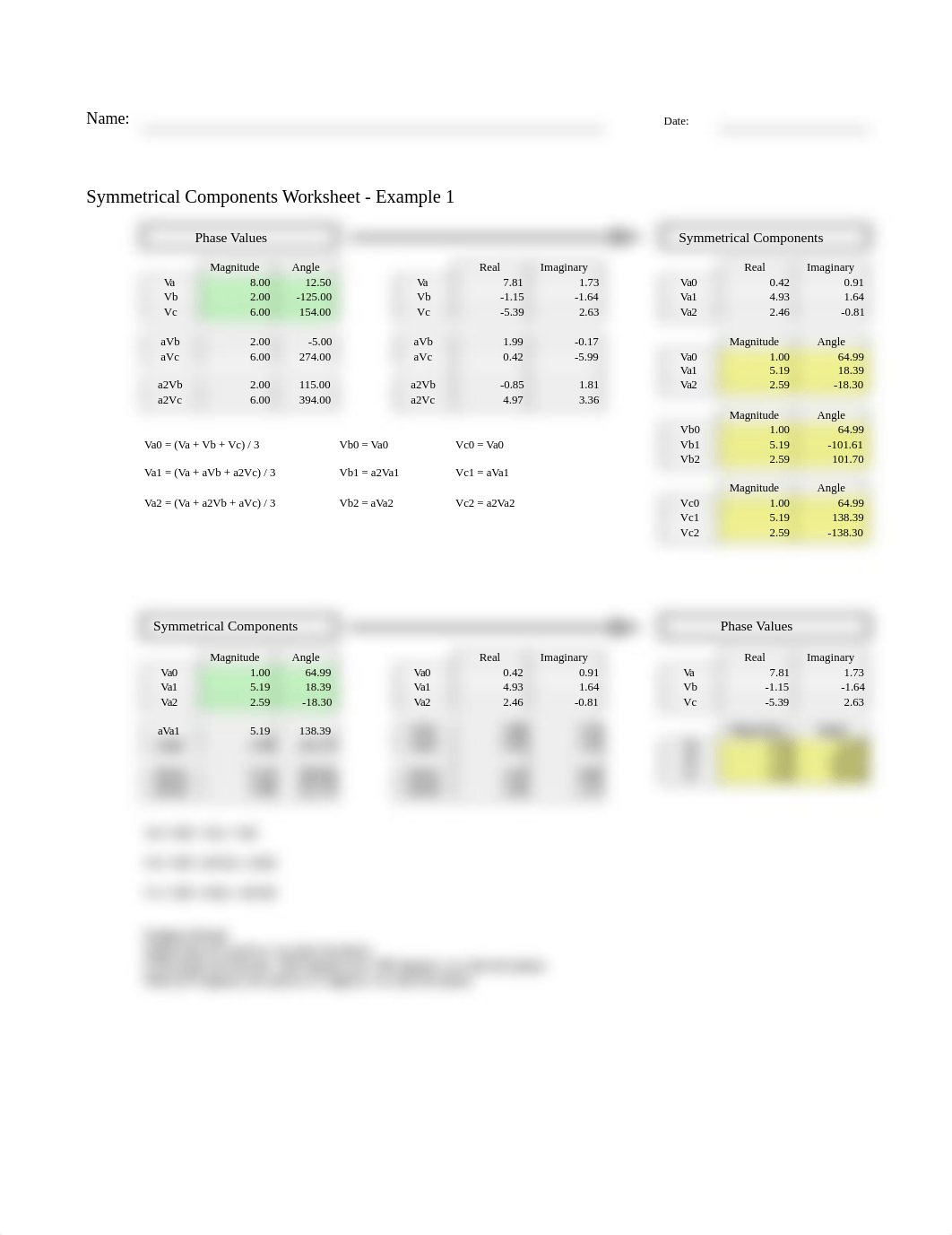 03 Assignment 1 Symmetrical Components Worksheet 151220.xls_dm6c3ljcejo_page1