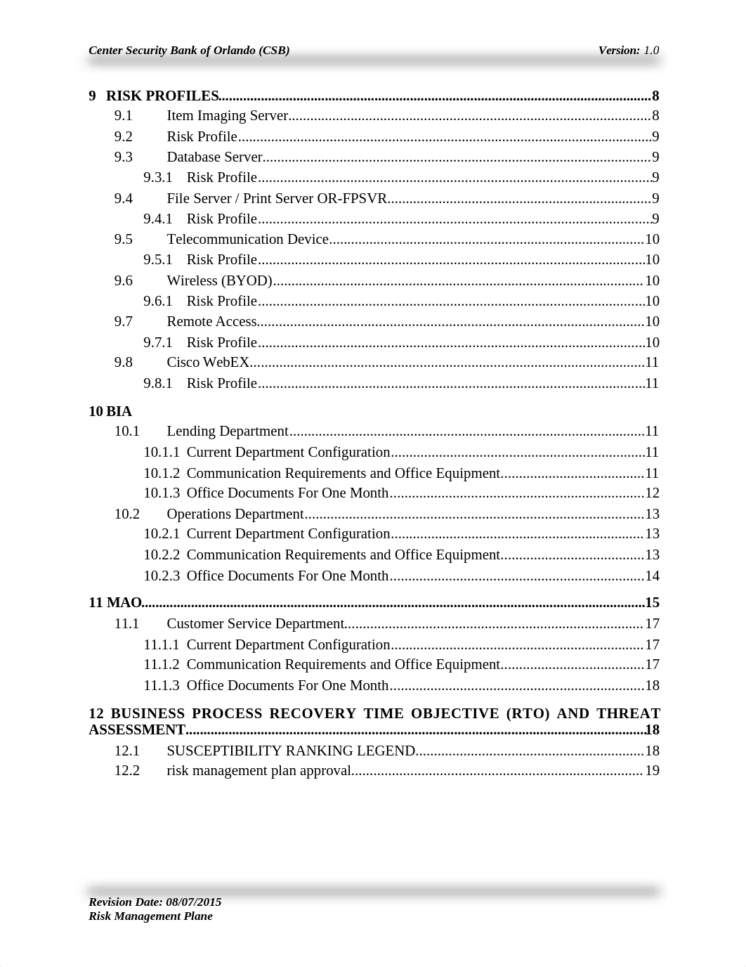 Center Security Bank of Orlando (CSB) Risk Management Plan Version 1.6_dm6gy11b24k_page4