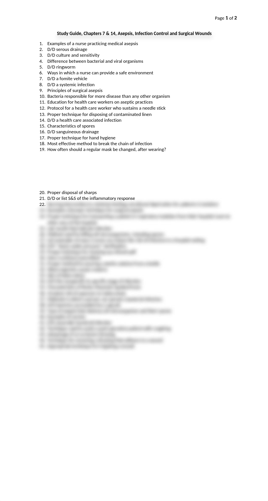 Study Guide, Chapters 7 & 14, Surgery and Asepsis (1).docx_dm6yp7udt1n_page1