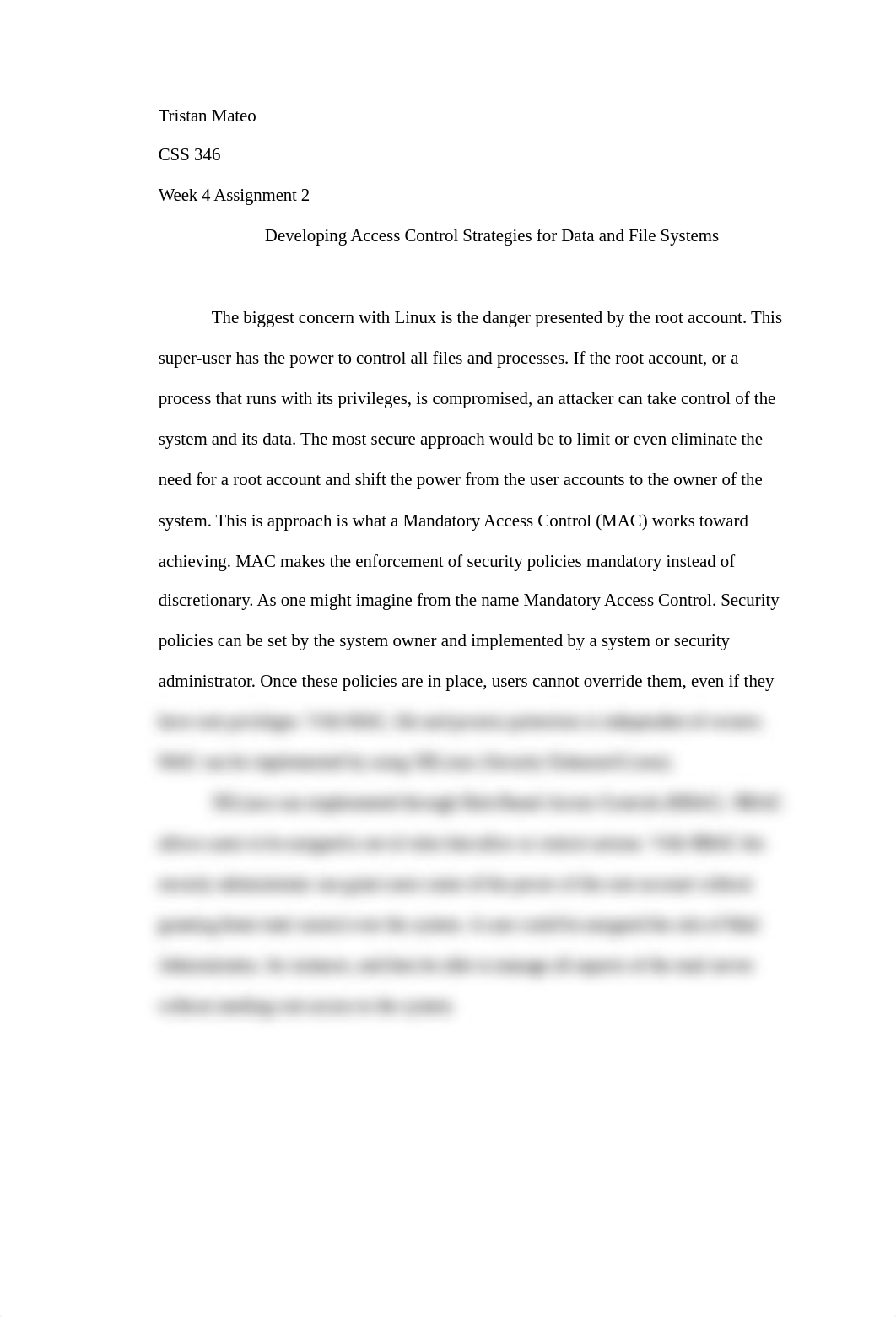 CSS 346 Mateo Week 4 Assignment 2 Developing Access Control Strategies for Data and File Systems.doc_dm74ofd0nnu_page1