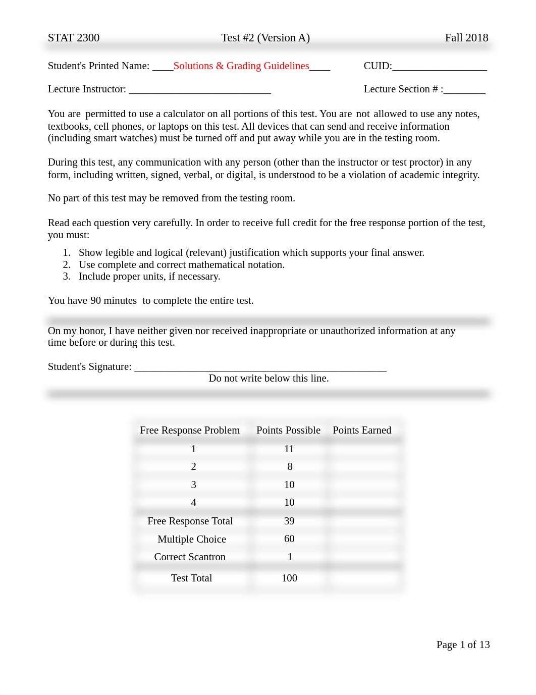 STAT 2300 Test 2 VA - F18 - Grading Guidelines (2).pdf_dm7ds0k89xe_page1