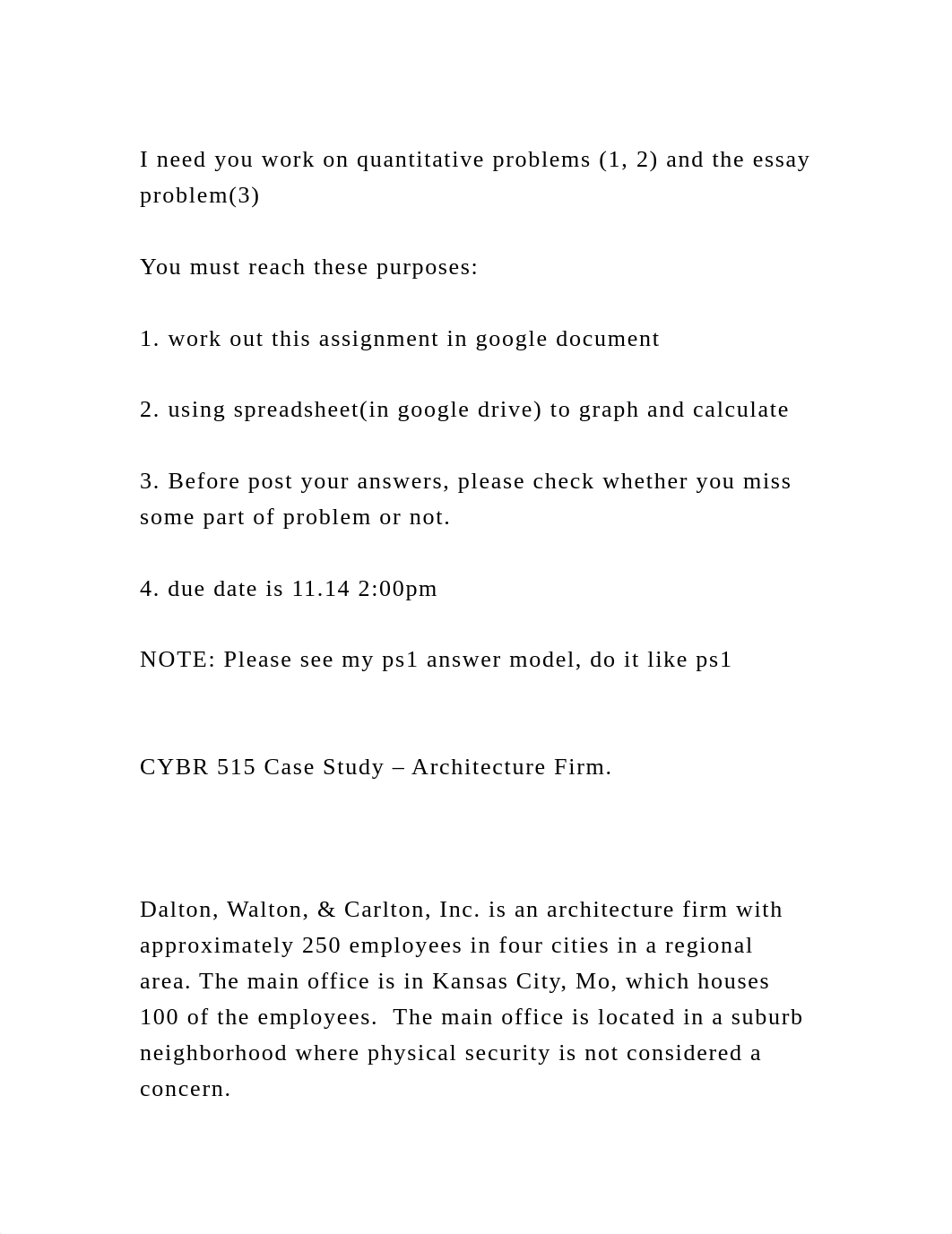 I need you work on quantitative problems (1, 2) and the essay proble.docx_dm7igf5spib_page2