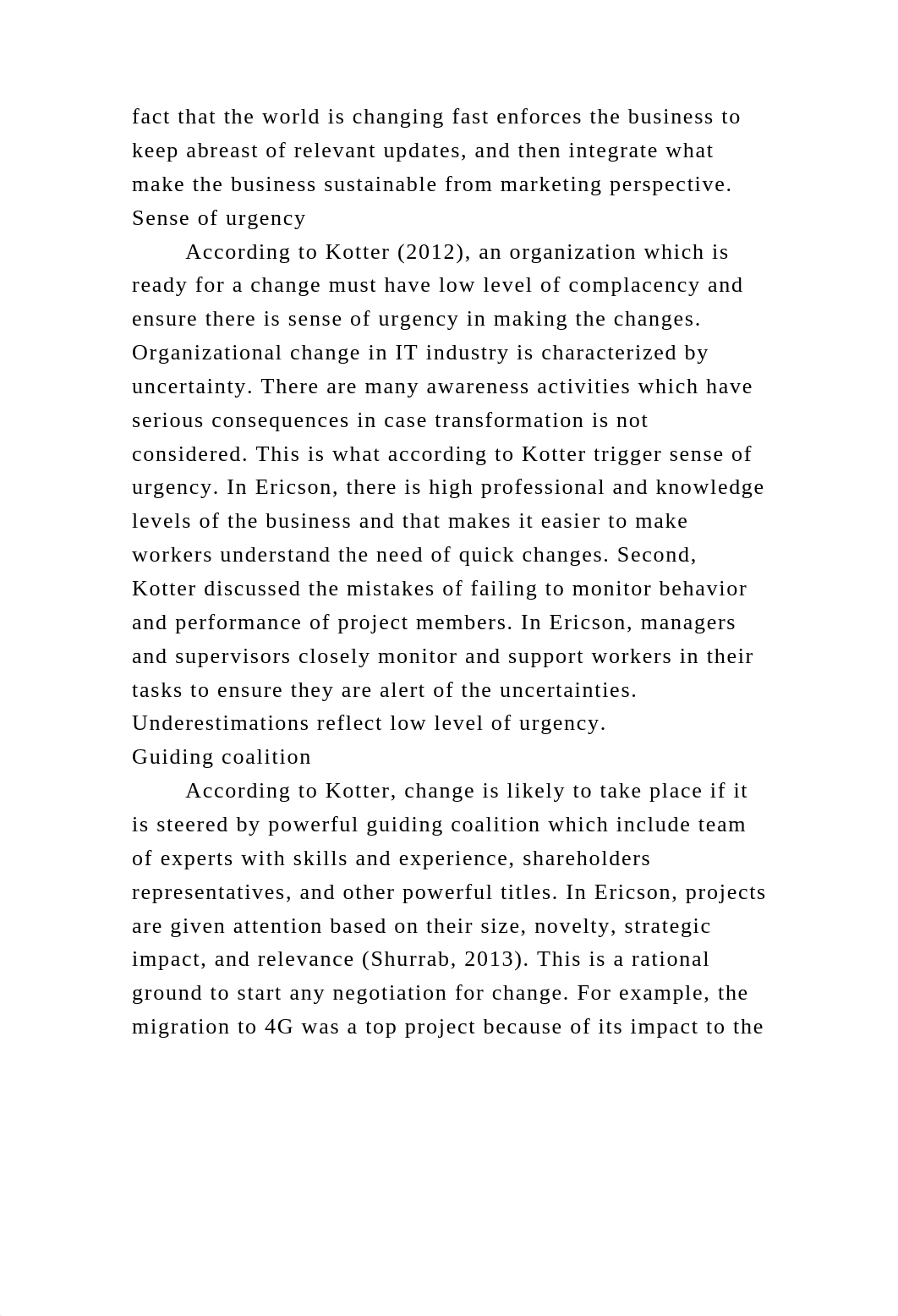 Running head KOTTER'S MODEL 1KOTTER'S MODEL 6.docx_dm7xpwjna1l_page4