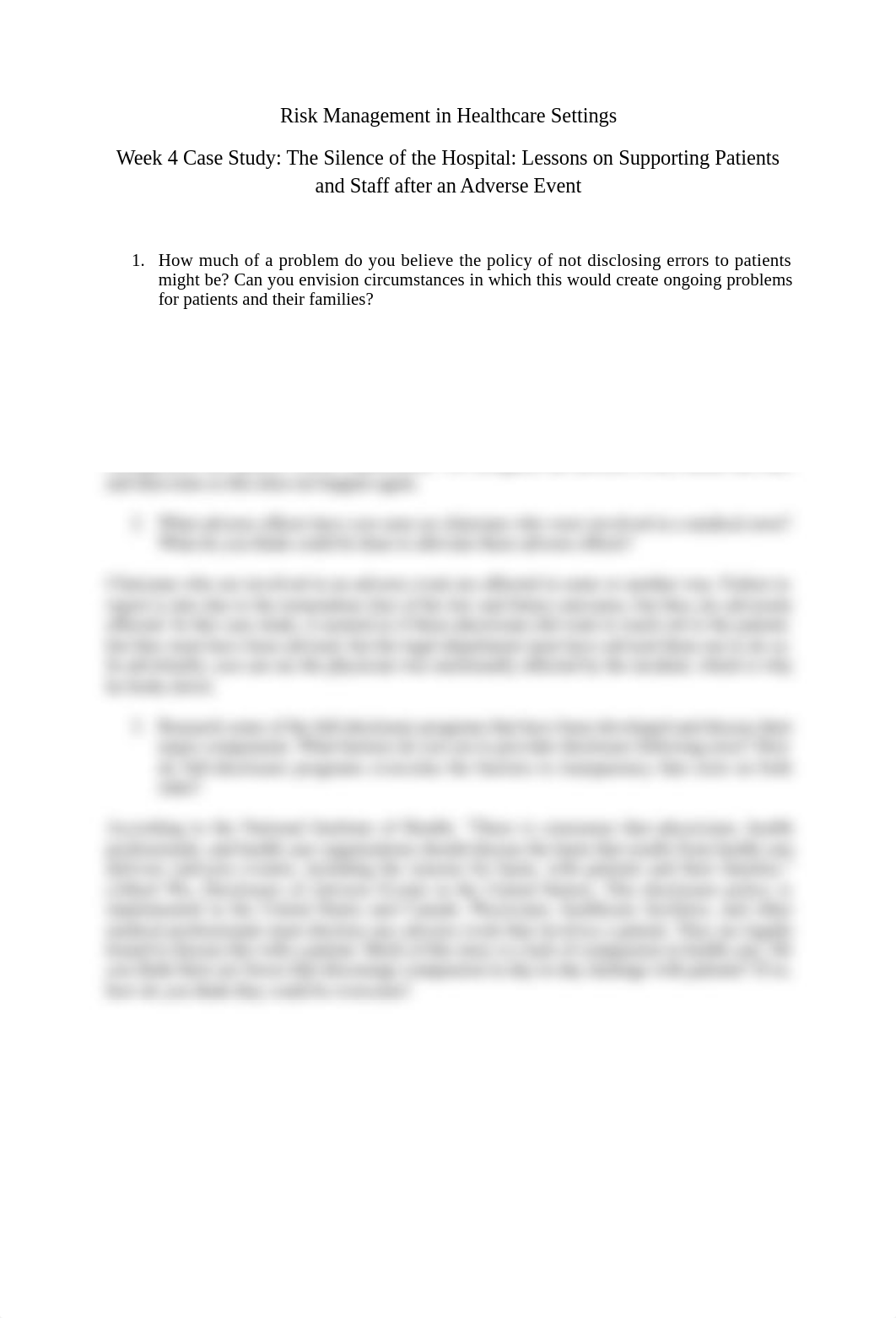 Week 4 Case Study- The Silence of the Hospital- Lessons on Supporting Patients and Staff after an Ad_dm7yxlbc1a4_page1