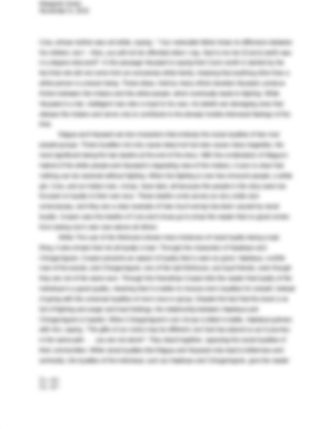 Loyalty in The Last of the Mohicans (essay) - Margaret Jones_dm7zyf3uctg_page2