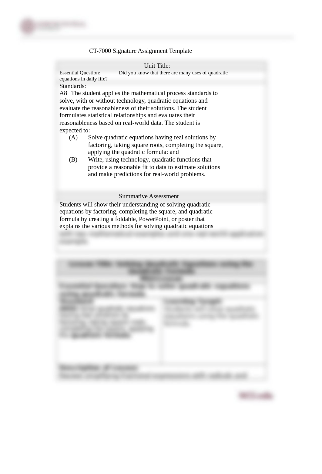 CT-7000_Week_8_Assignment_Template Lesson 3 Solve Quadratic by Quadratic Formula.docx_dm8b2vo02cy_page1