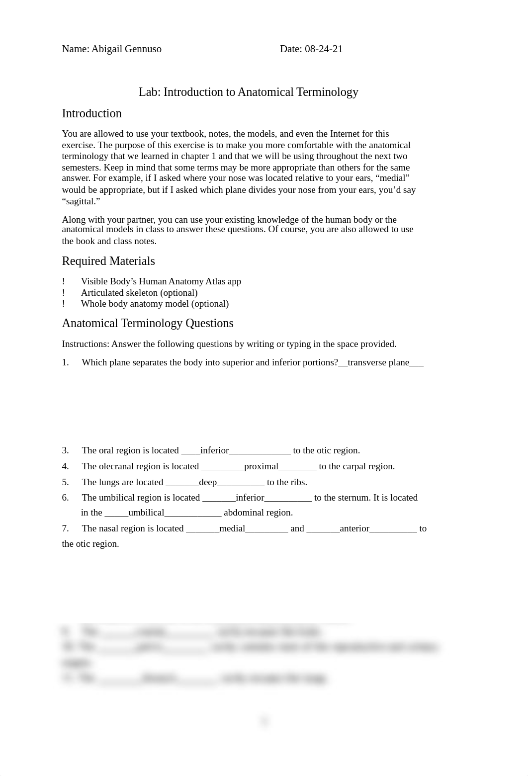 BIOL 2401 Lab Introduction to Anatomical Terminology (1).pdf_dm8beia8vz1_page1