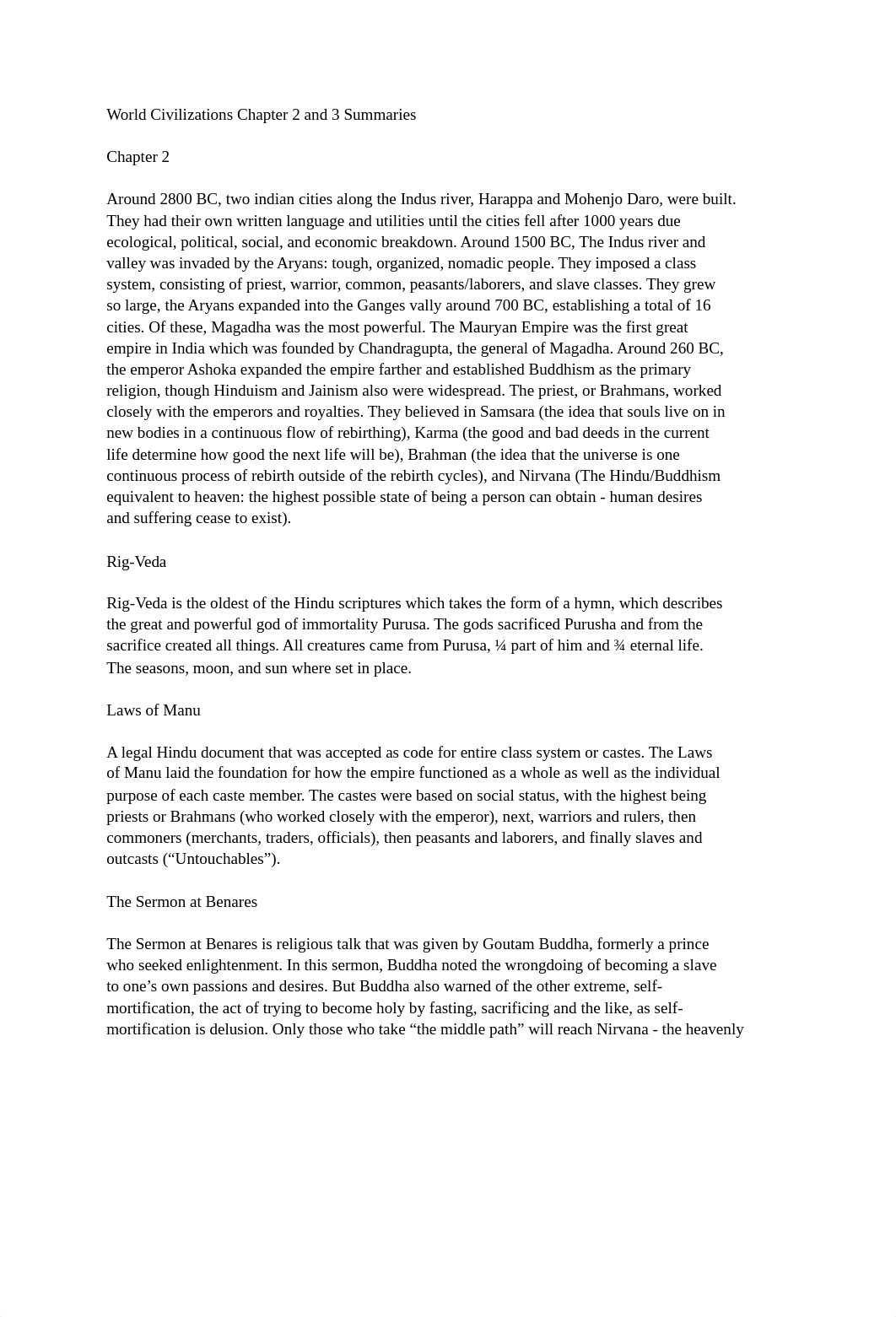 World Civilizations Chapter 2 and 3 Summaries.docx_dm8ef4b81b7_page1