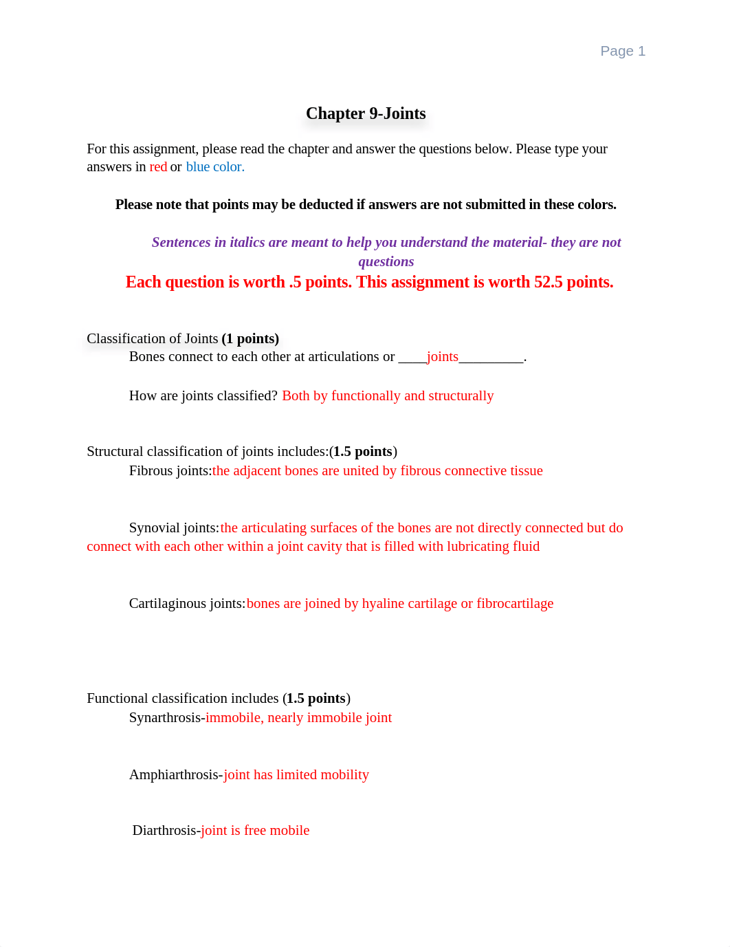 BIO 201 Chapter 9 Joints Assignment OPS.docx_dm8jwtvdi93_page1