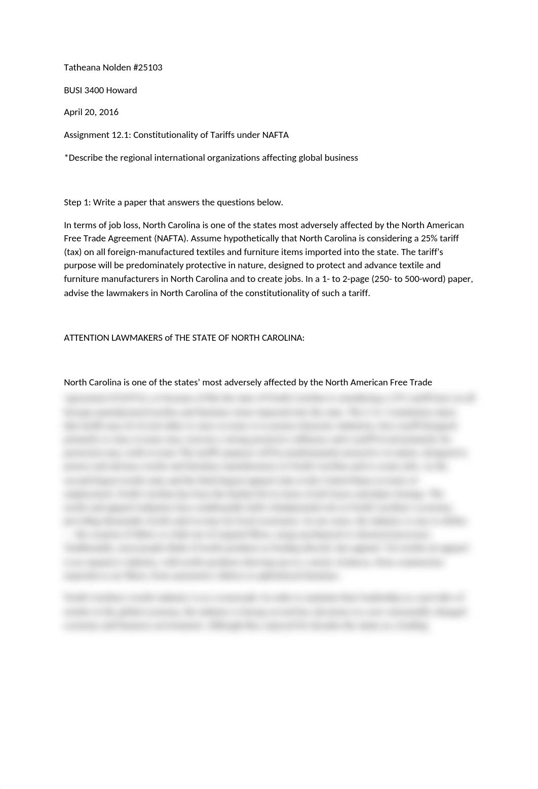 Ch. 12 Assignment 12.1 Constitutionality of Tariffs under NAFTA_dm8rx1gd4dz_page1