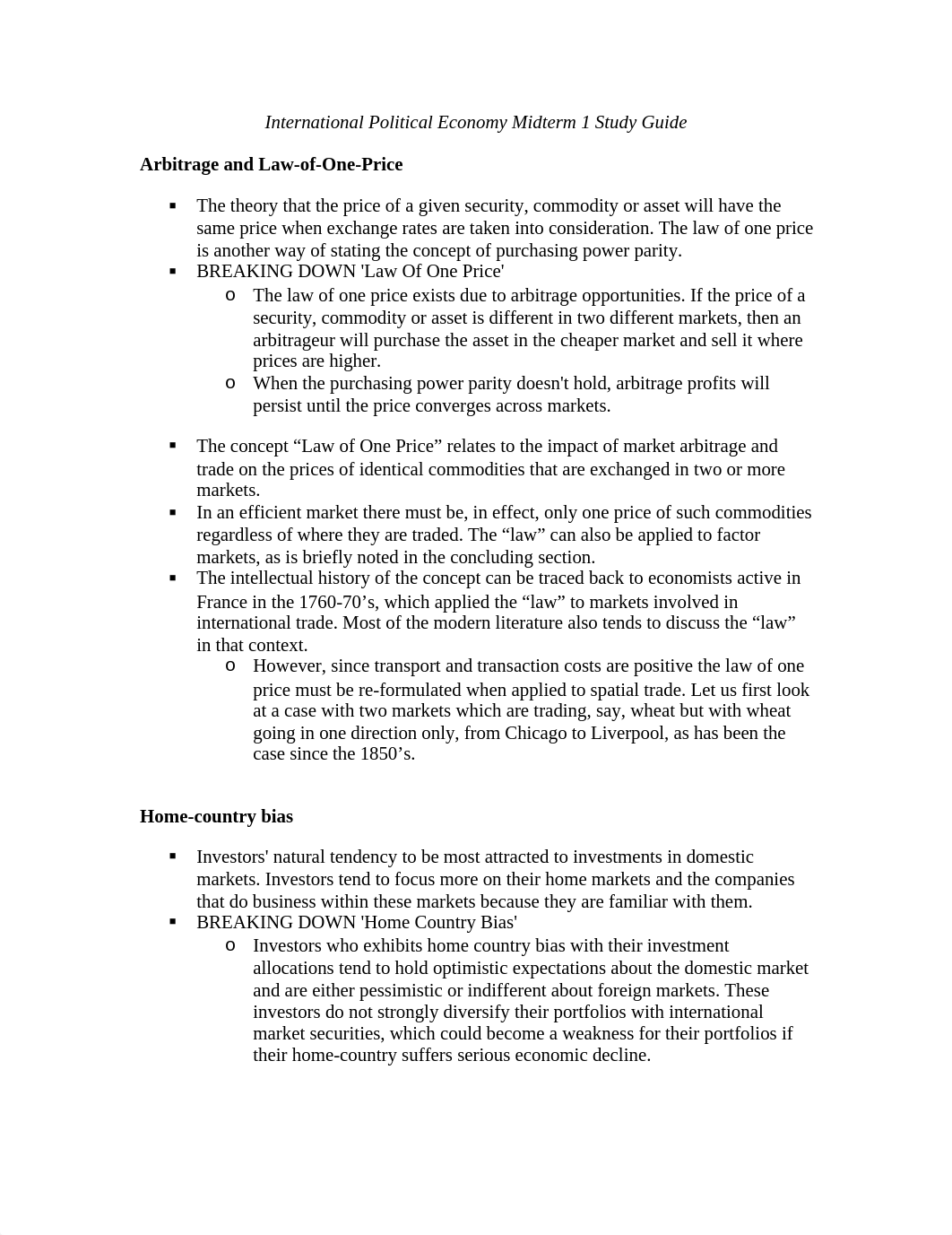 International Political Economy Midterm 1 Study Guide_dm8wpd0ut67_page1