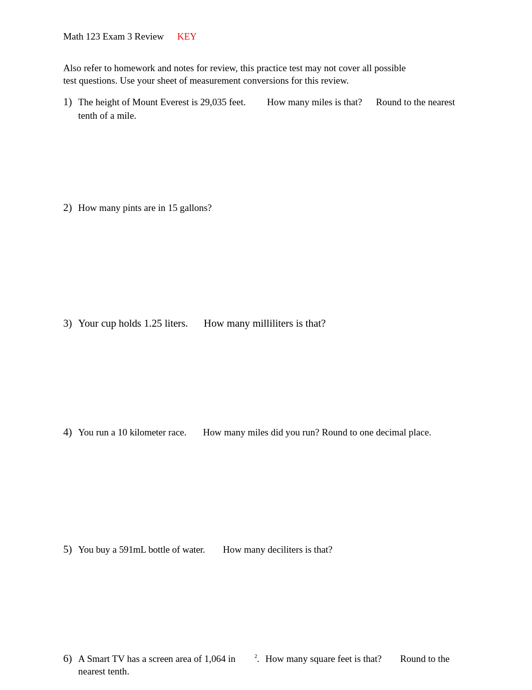 Key Math 123 Exam 3 Review - fall 2020.docx_dm918r92wjc_page1