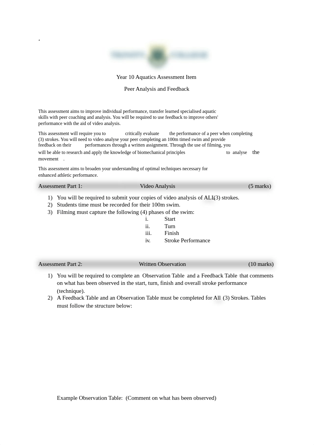 Year 10 Aquatics Assessment Item.docx_dm9hl6l3dyd_page1