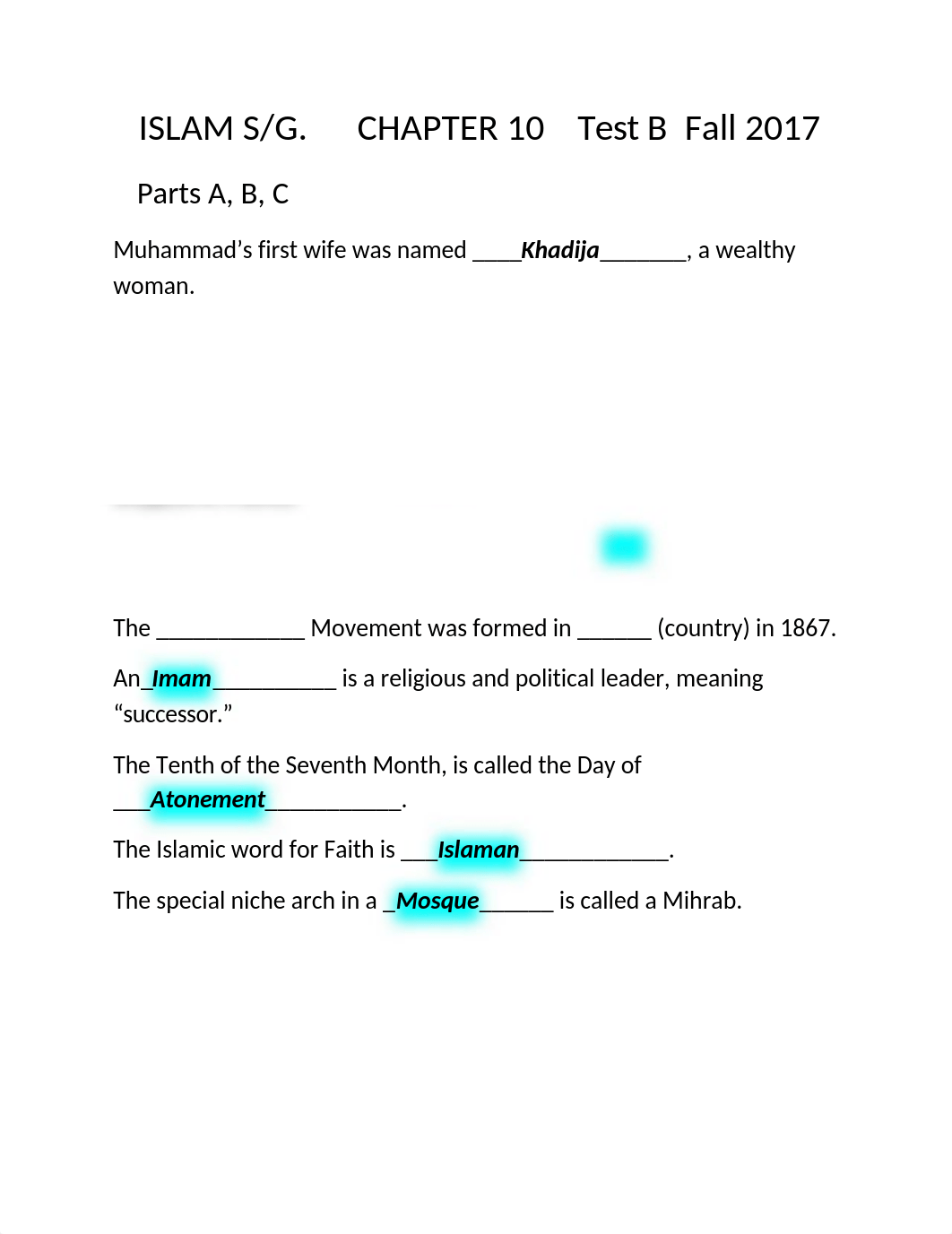 Islam study guide.docx_dm9nvyczlta_page1