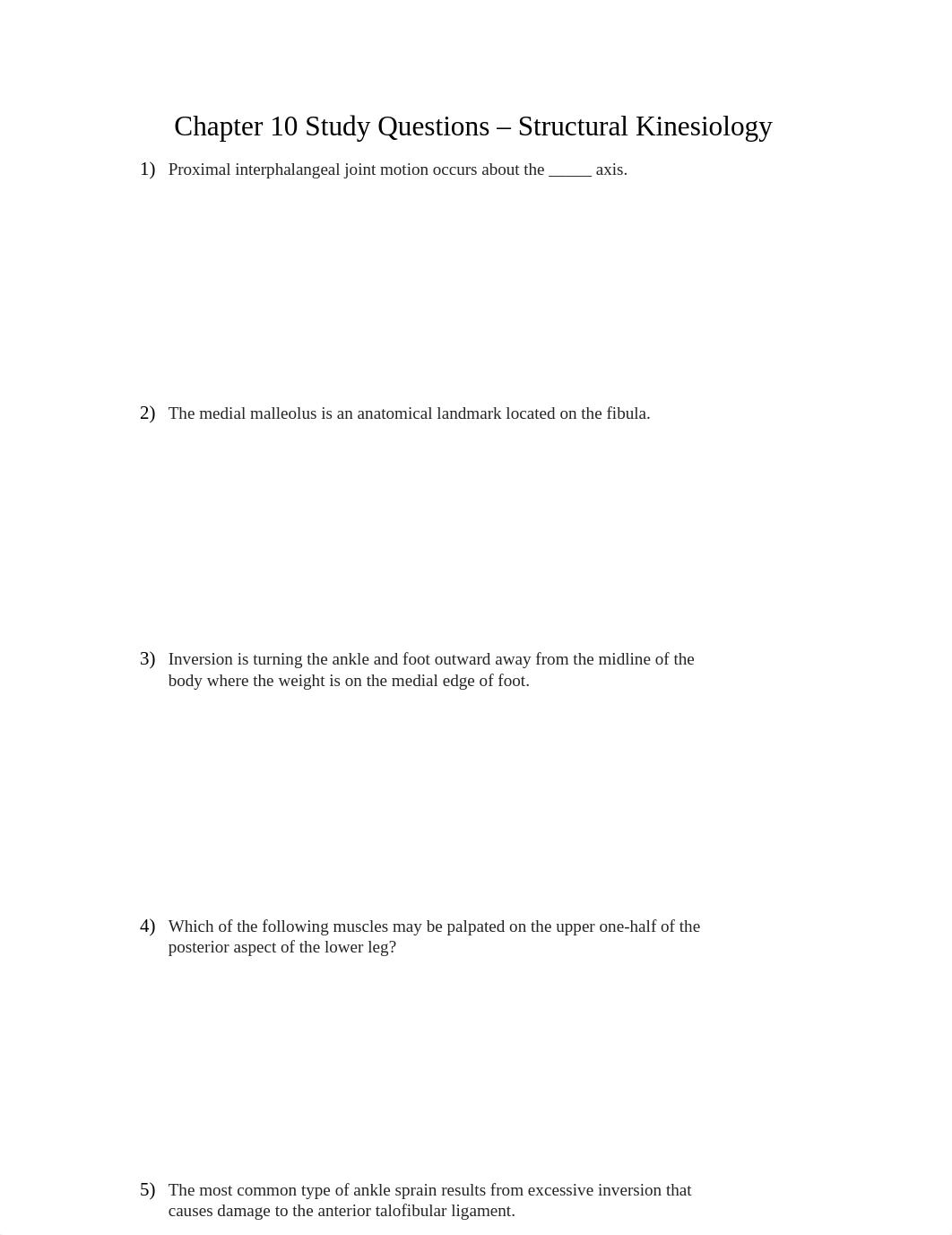 Chapter 10 Study Questions Structural Kinesiology - SK.docx_dma0vksjw1t_page1