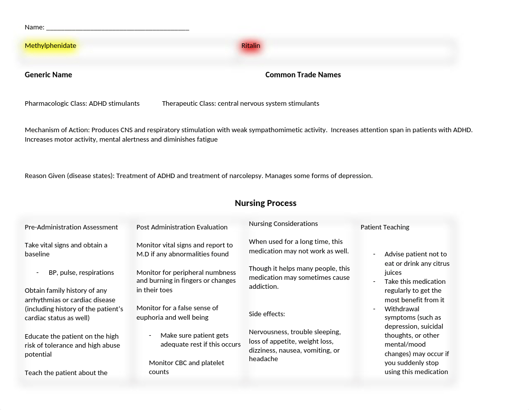 Methylphenidate Hcl (ritalin) + Other medications.docx_dma3nacixwa_page1