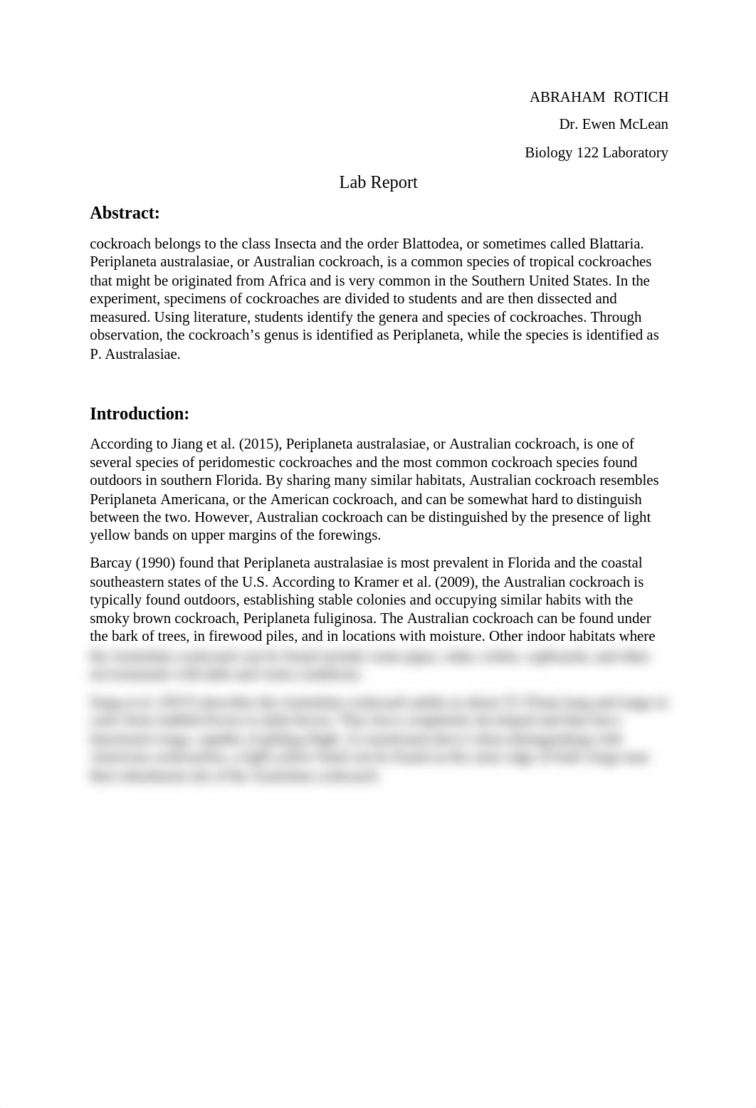 Roach lab report_dma3ycobrkw_page1