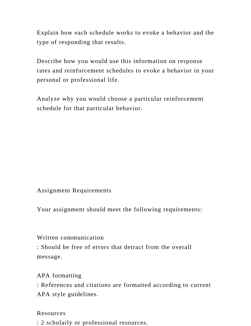 Reinforcement SchedulesReinforcement is the cornerstone of b.docx_dmb7jfcgmy3_page3