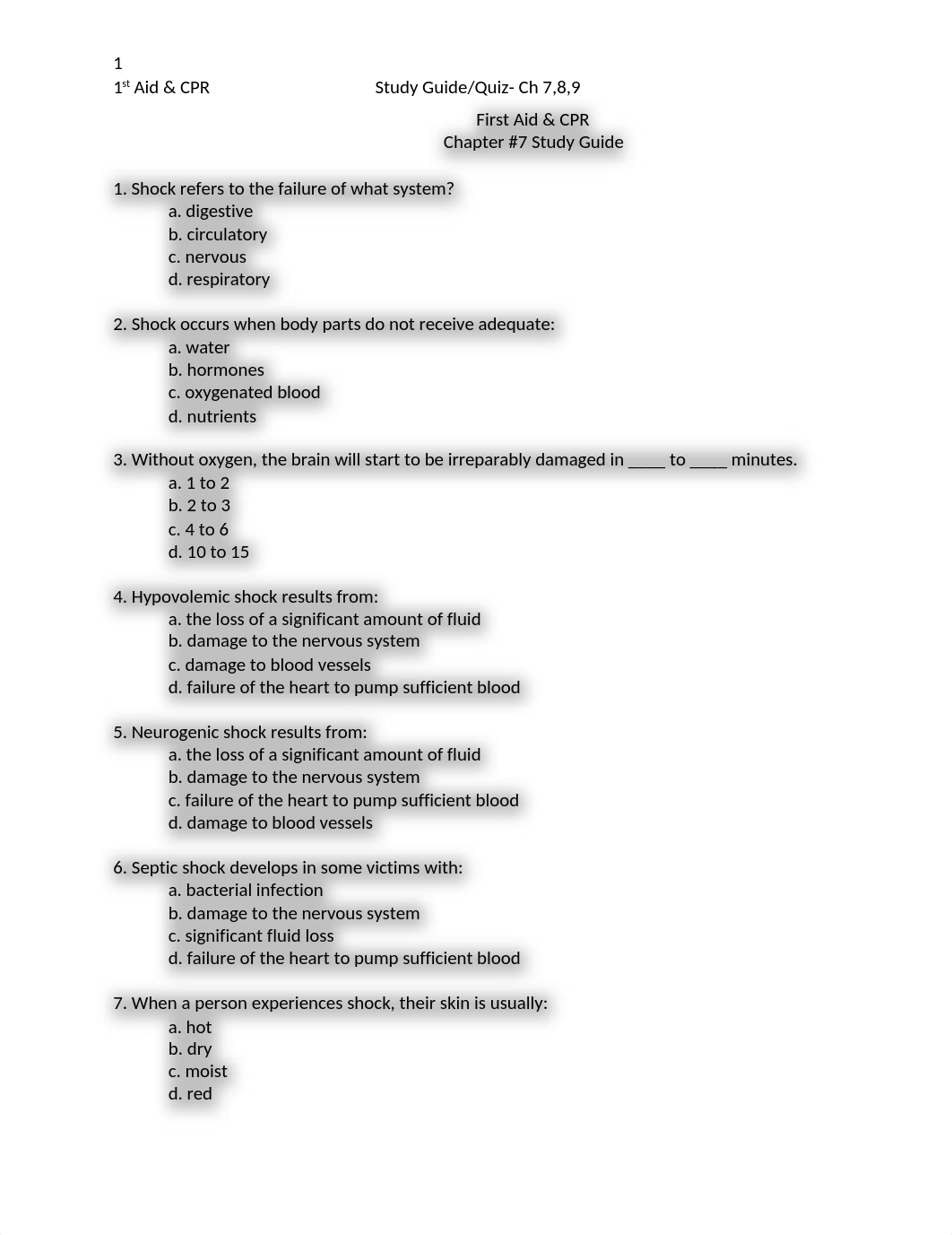 1st aid ch 7-9 Study Guide&Quiz.docx_dmbm05afwpr_page1