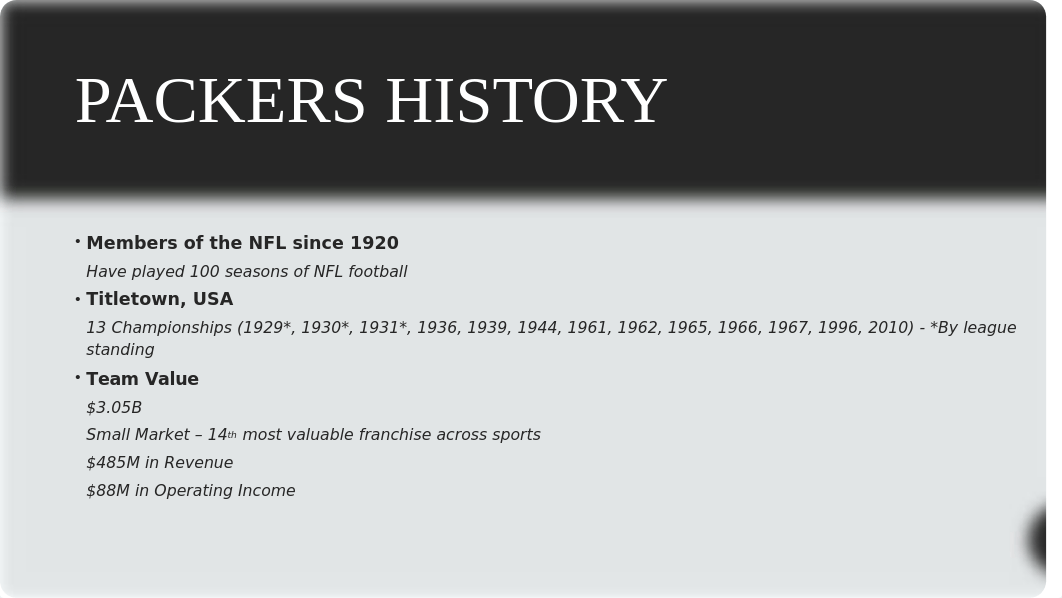 Green Bay Packers - Milestone Three.pptx_dmbx601qtvg_page4