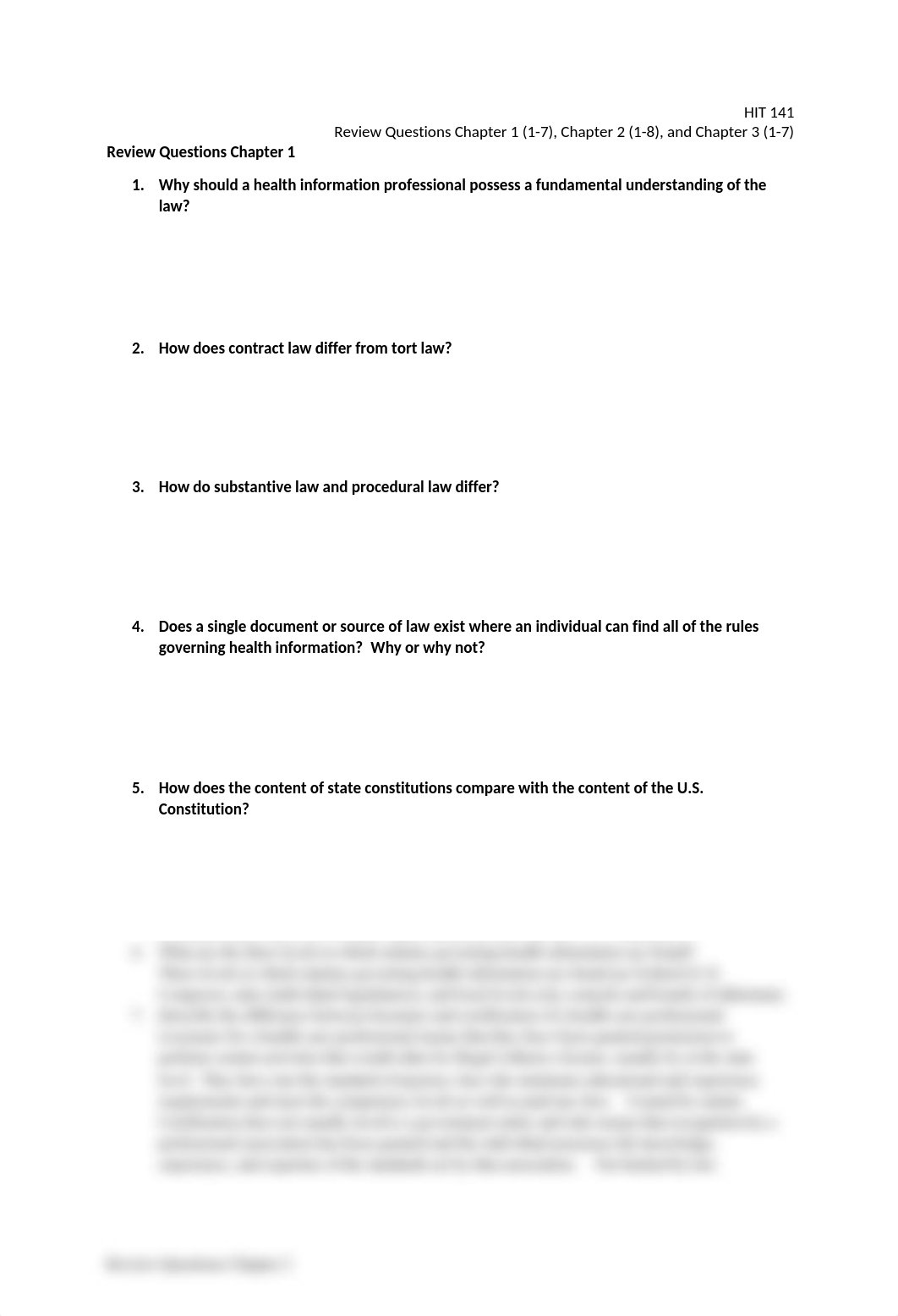 HIT 141, LU 1, Review Question 1 2 3.docx_dmc9a2fpkos_page1