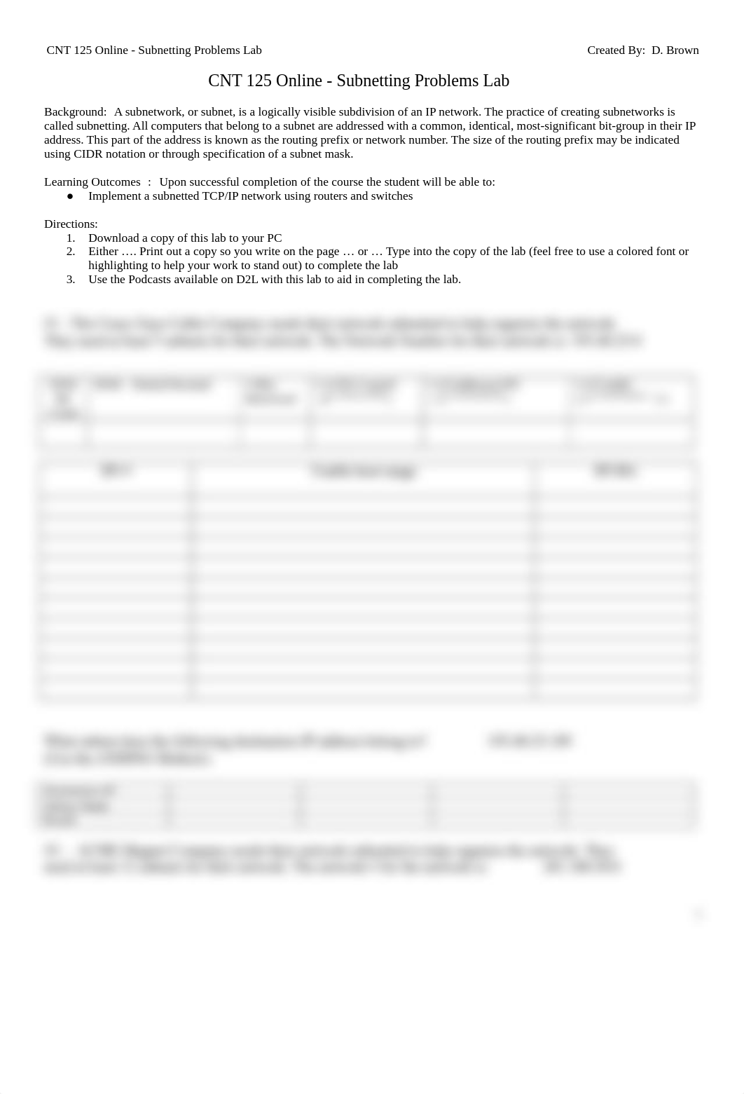 CNT 125 Online - Subnetting Problems Lab.docx_dmcgkg21l5f_page1