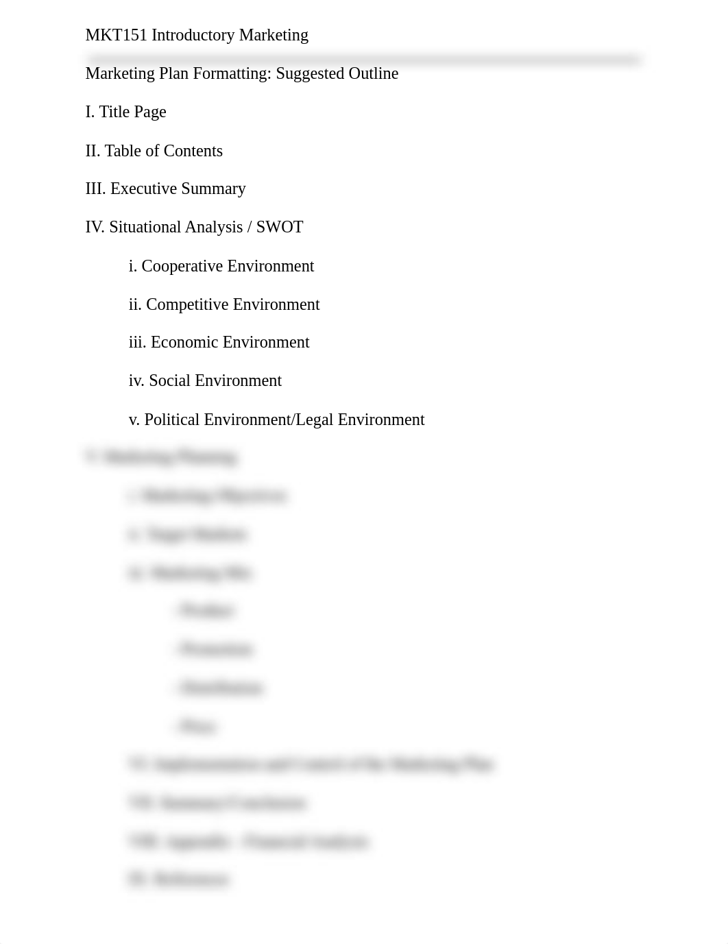 MKT523 Marketing Plan Suggested Outline.pdf_dmcp4ov7g05_page1