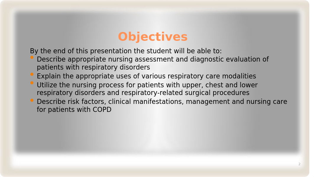 Respiratory  Disorders Spring 2018 NURS 3510  Feb 16th 2017.pptx_dmctg9ohxb6_page1