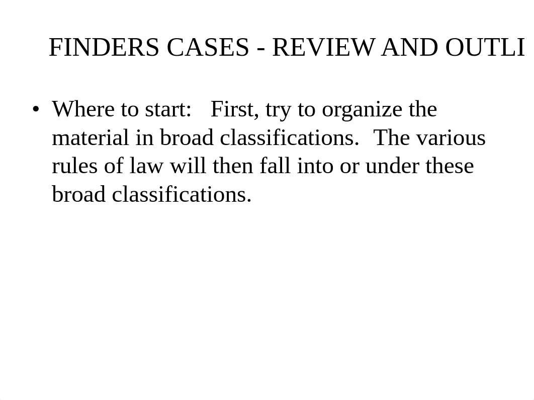 Class 7 pt.2 -FINDERS CASES - REVIEW AND OUTLINE-Paben_dmcug9h0hij_page1