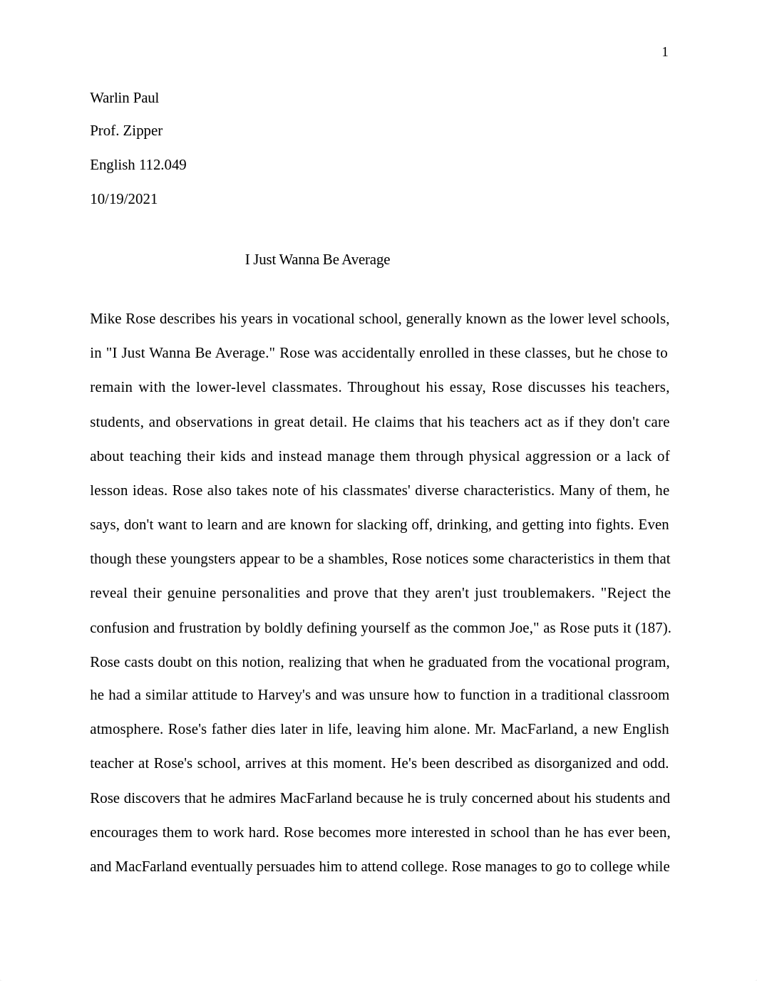 I Just Wanna Be Average Essay (1).docx_dmdg0wccgkw_page1