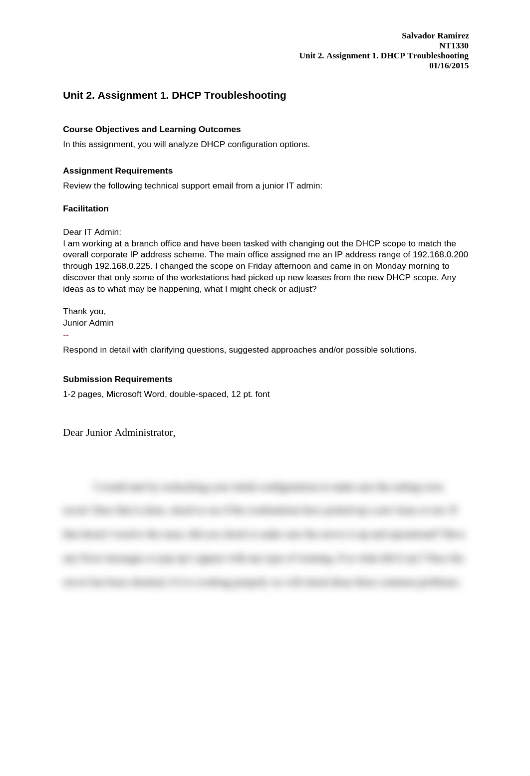 Unit 2. Assignment 1. DHCP Troubleshooting_dmdi55yvf2o_page1