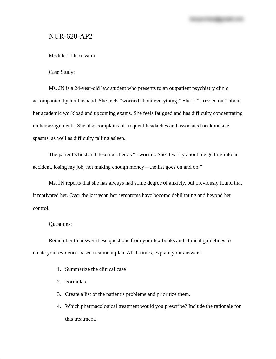 Anxiety Case Study Module 2 Discussion.docx_dmdkidoasp2_page1