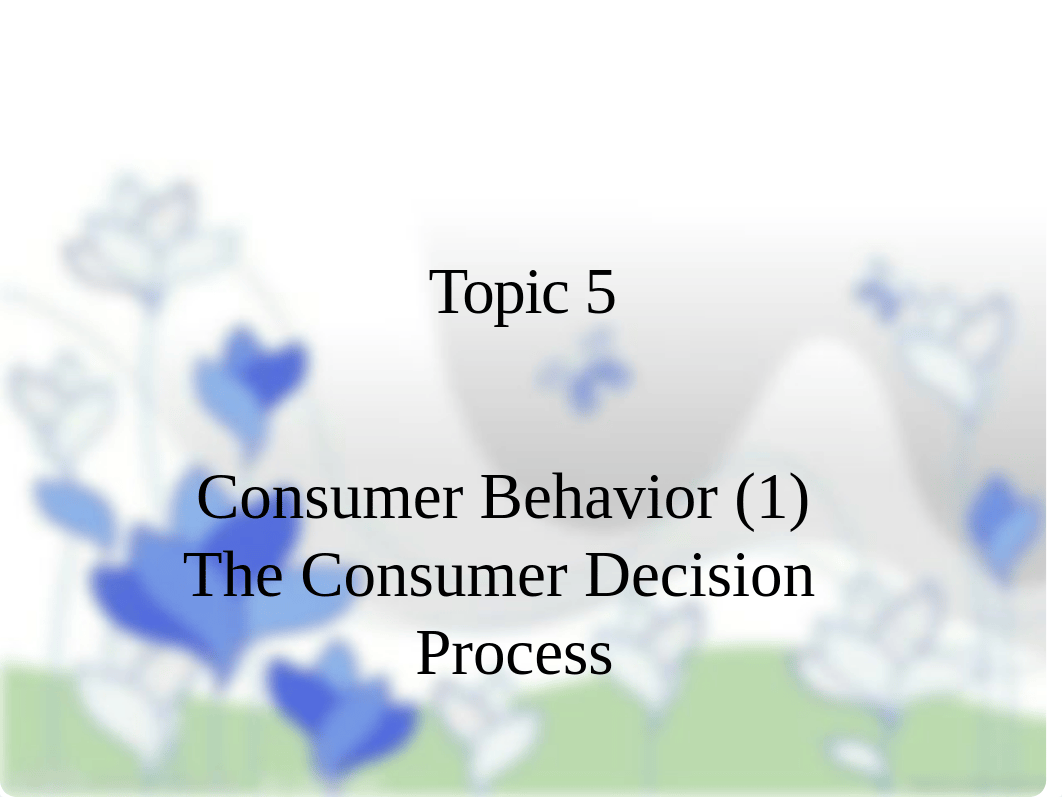 Topic5. Consumer Behavior (1) Consumer Decision Process_dmdm44r4xdj_page1