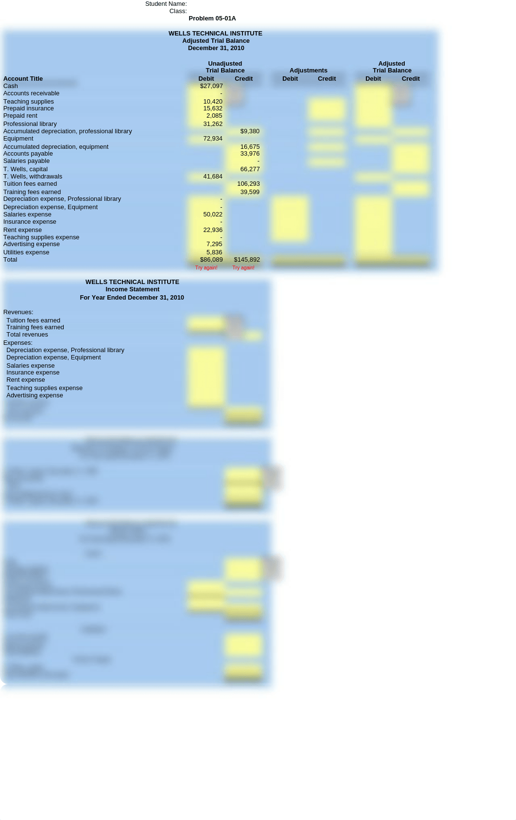 WELLS TECHNICAL INSTITUTE Unadjusted Trial Balance_dmdtbq5wt0w_page1