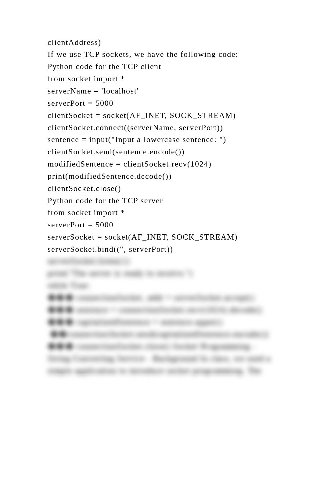 Python Socket Programming (using Python 3)If we use UDP sockets, w.docx_dmdu30c11ay_page3