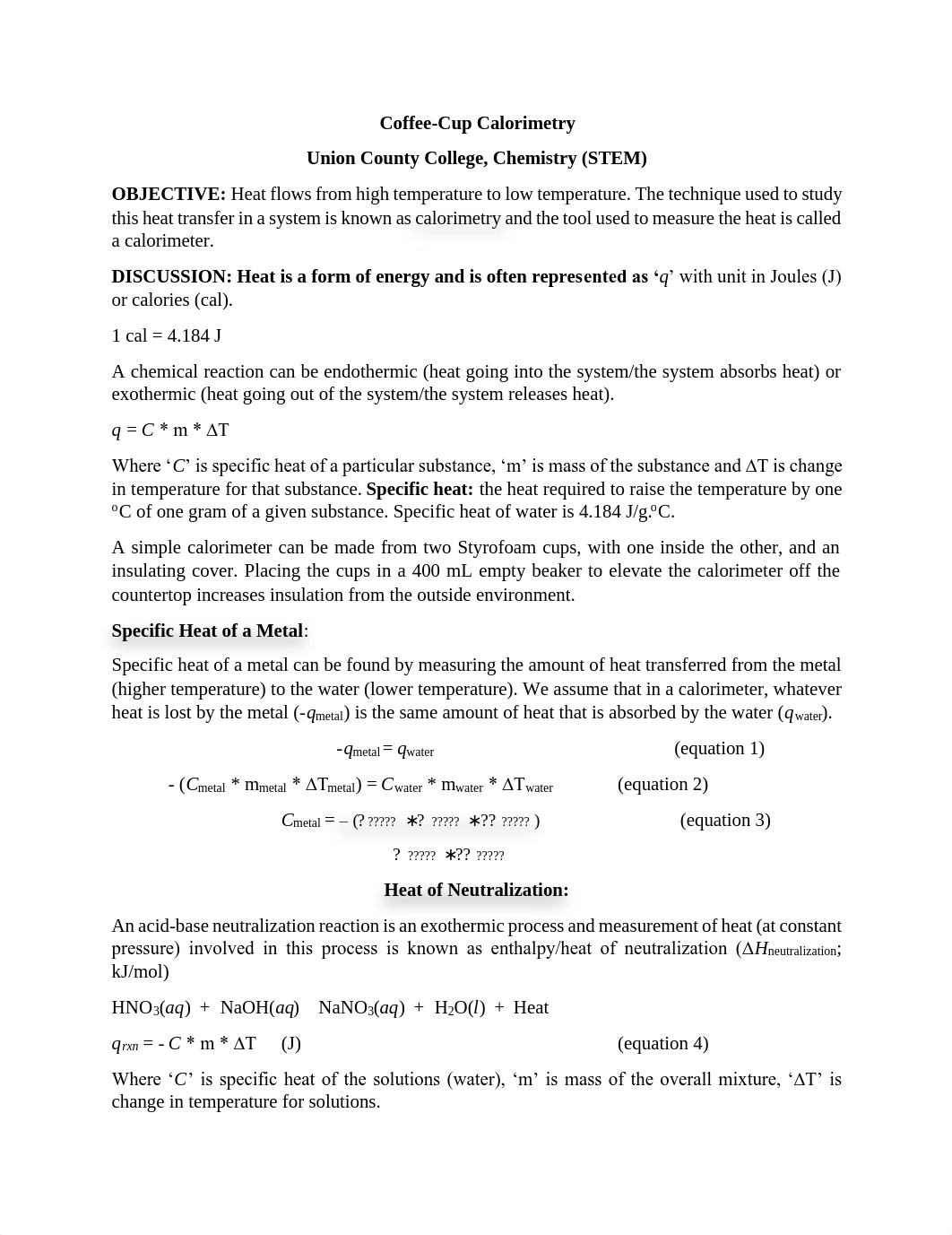 Chem 2 Lab 4 Coffee Cup Calorimeter.pdf_dme4z6tvt0m_page1