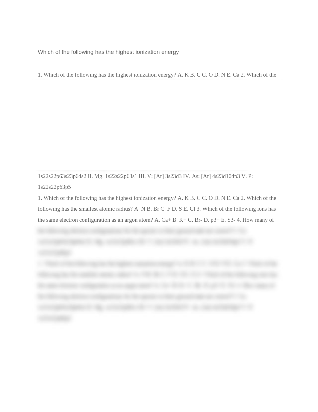 1 Which of the following has the highest ionization energy_dme8u1rzo2l_page1