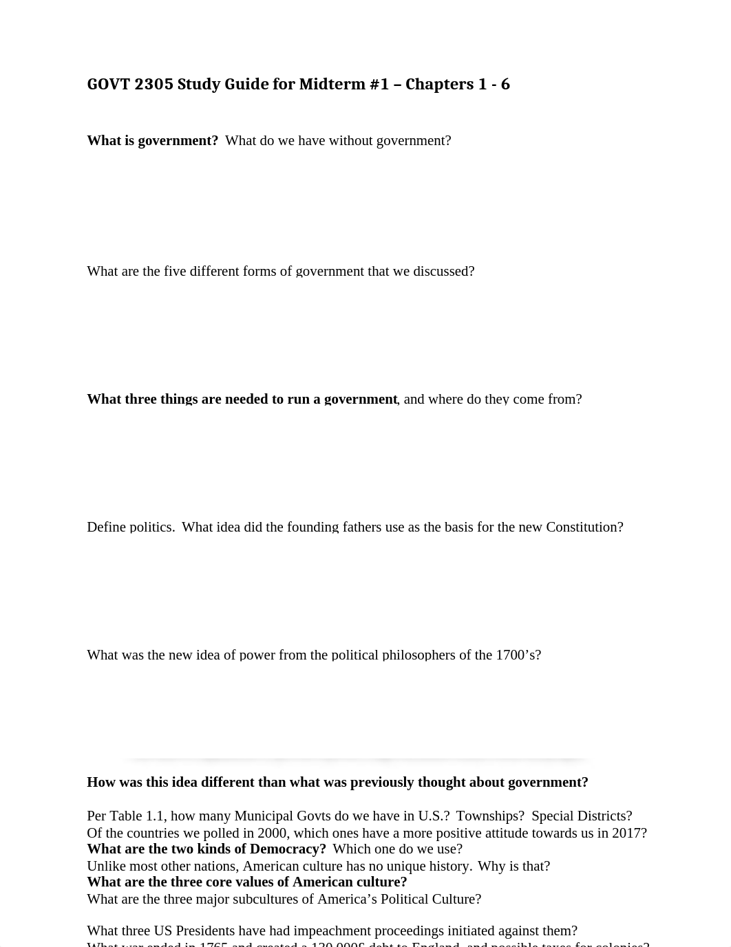 GOVT 2305 - Exam I Study Guide.doc_dmee8x3s1ia_page1