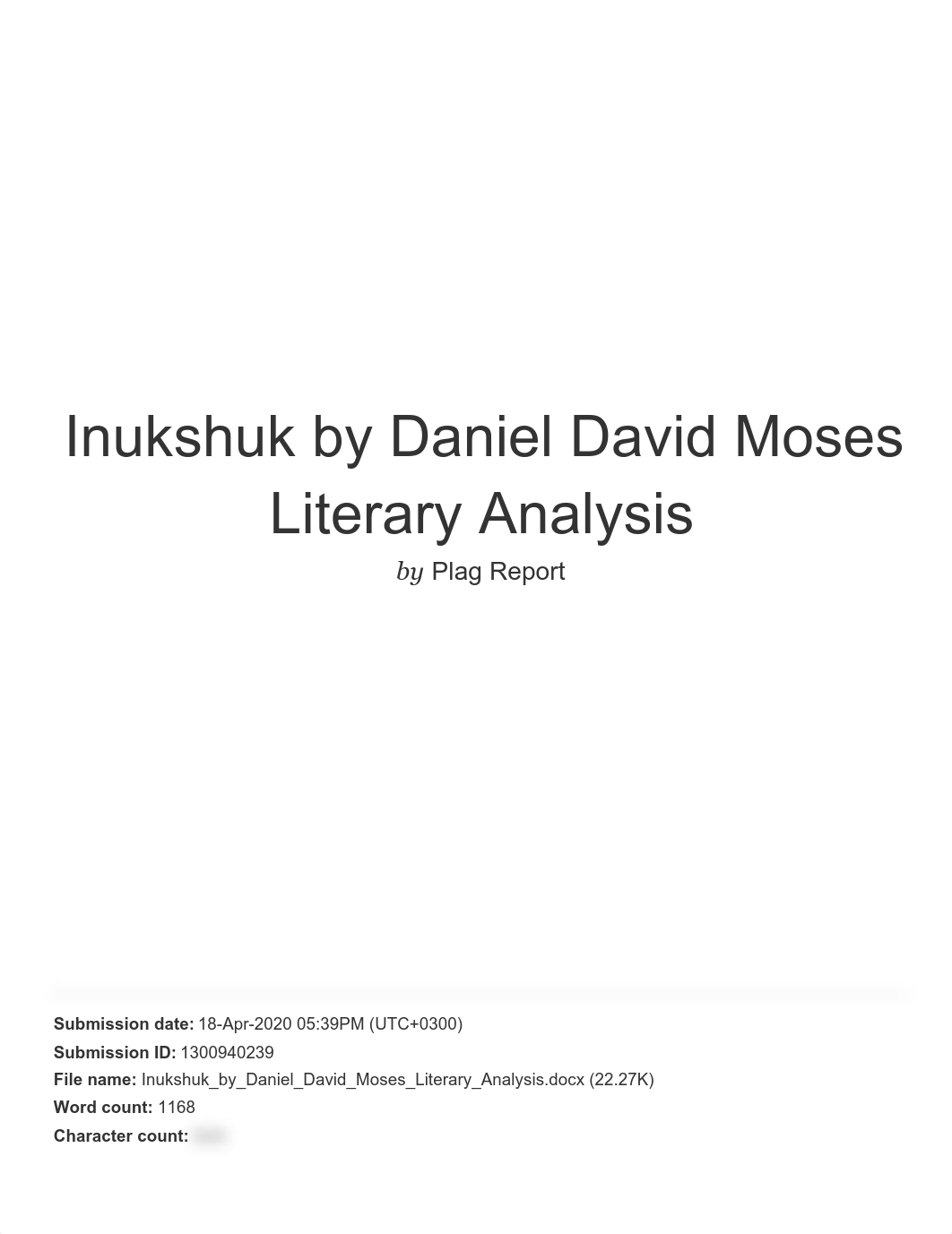 Inukshuk by Daniel David Moses Literary Analysis.pdf_dmegazytkt7_page1