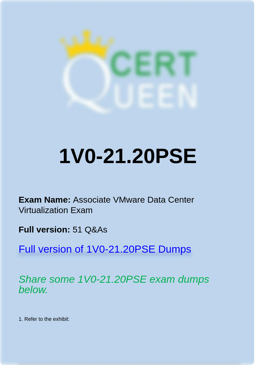 VMware 1V0-21.20PSE Exam Training Material.pdf_dmehr6cc7jj_page1