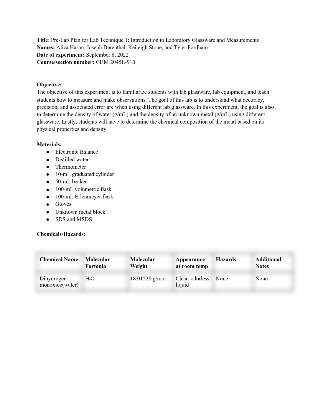 Pre Lab Plan #1 Table 6.pdf_dmejfj9yx5t_page1