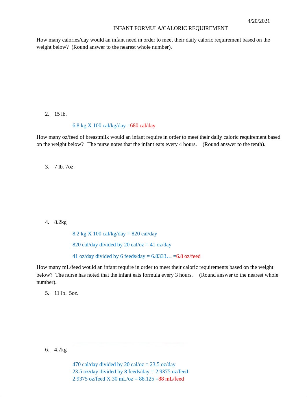 Pediatric Medication Practice Problems 2021 ANSWERS.docx_dmerrf84rwe_page2