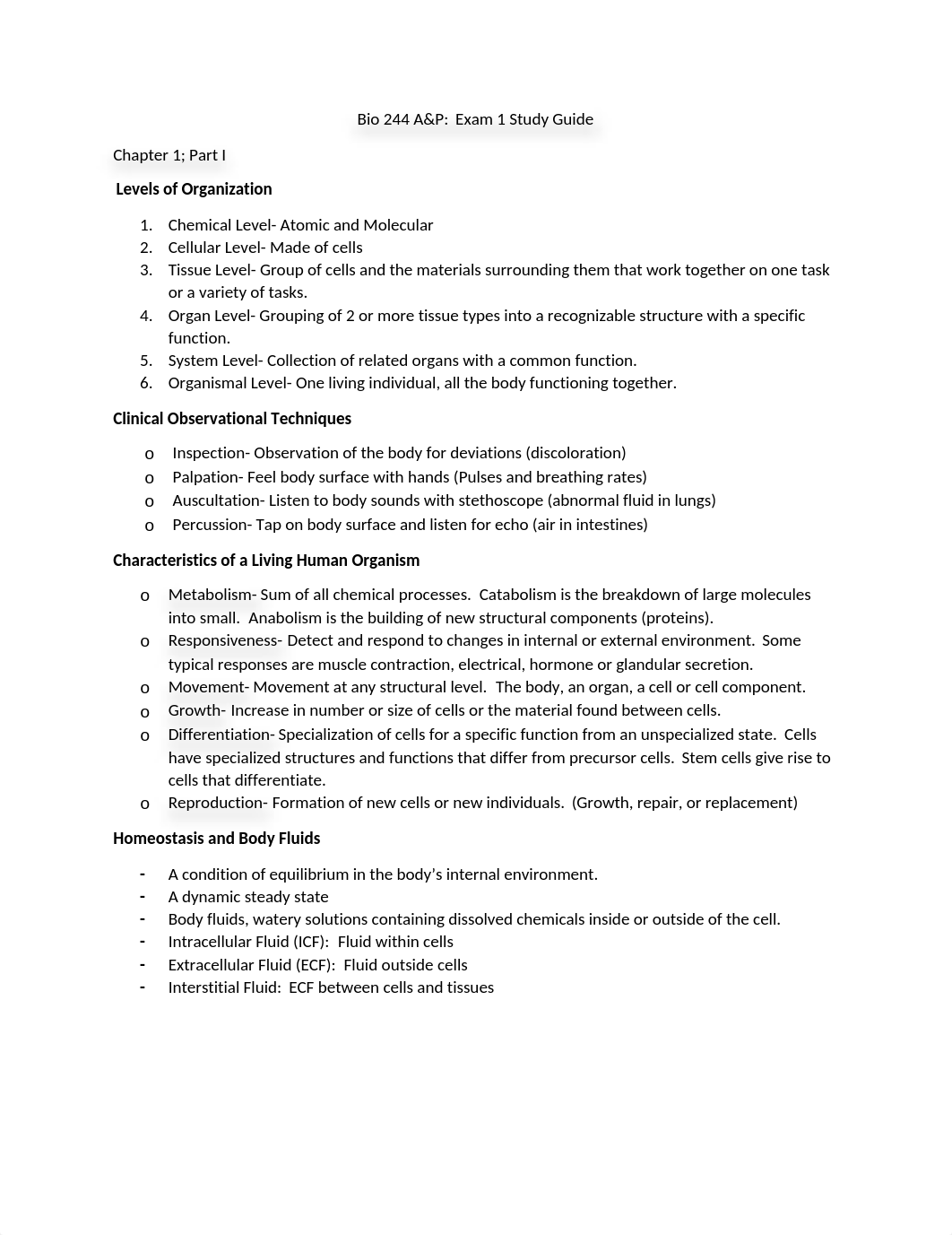 Bio 244 Exam 1 Study Guide.docx_dmev7mnvmzs_page1