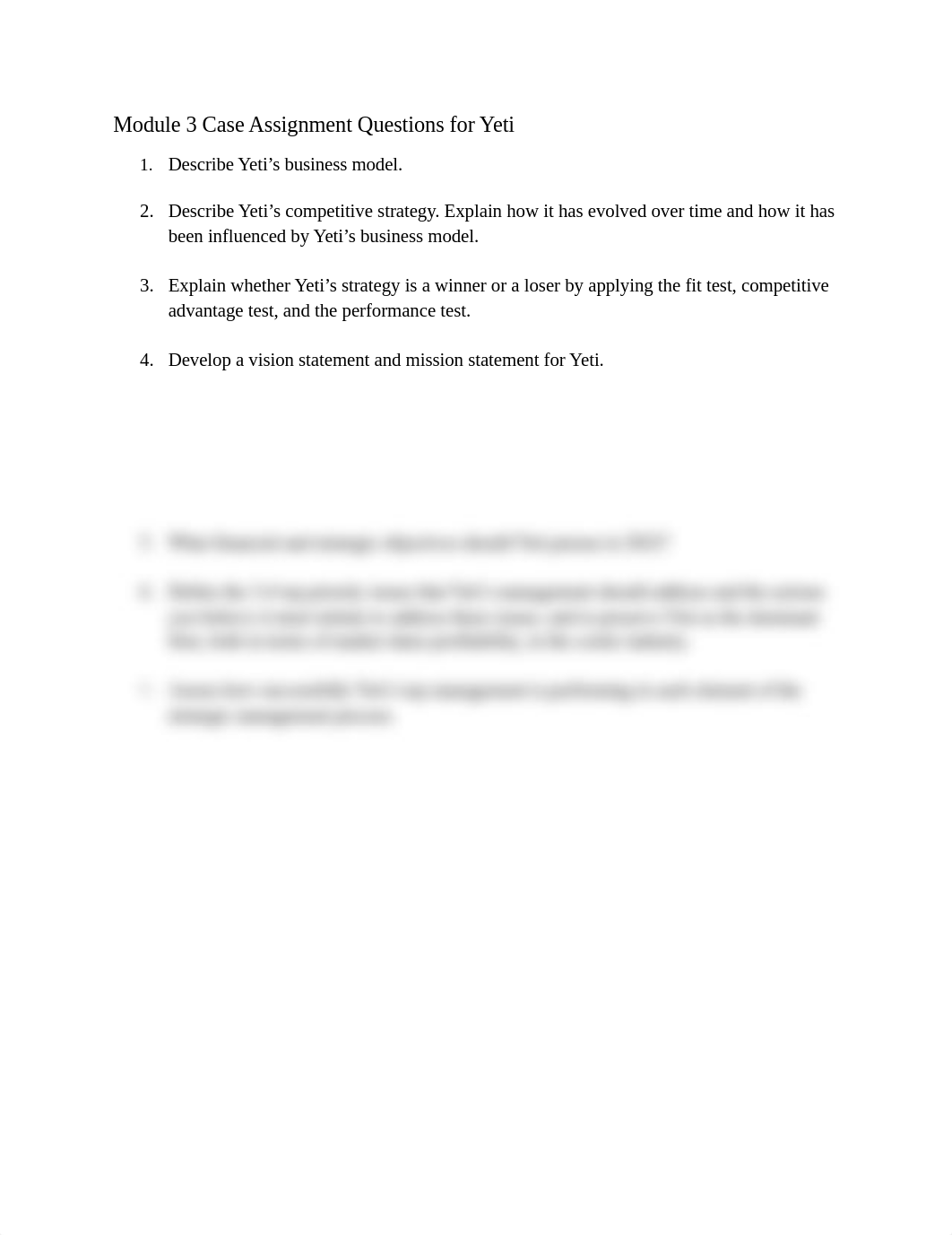 Module 3 Case Assignment Questions for Yeti.docx_dmexdnzoyx0_page1