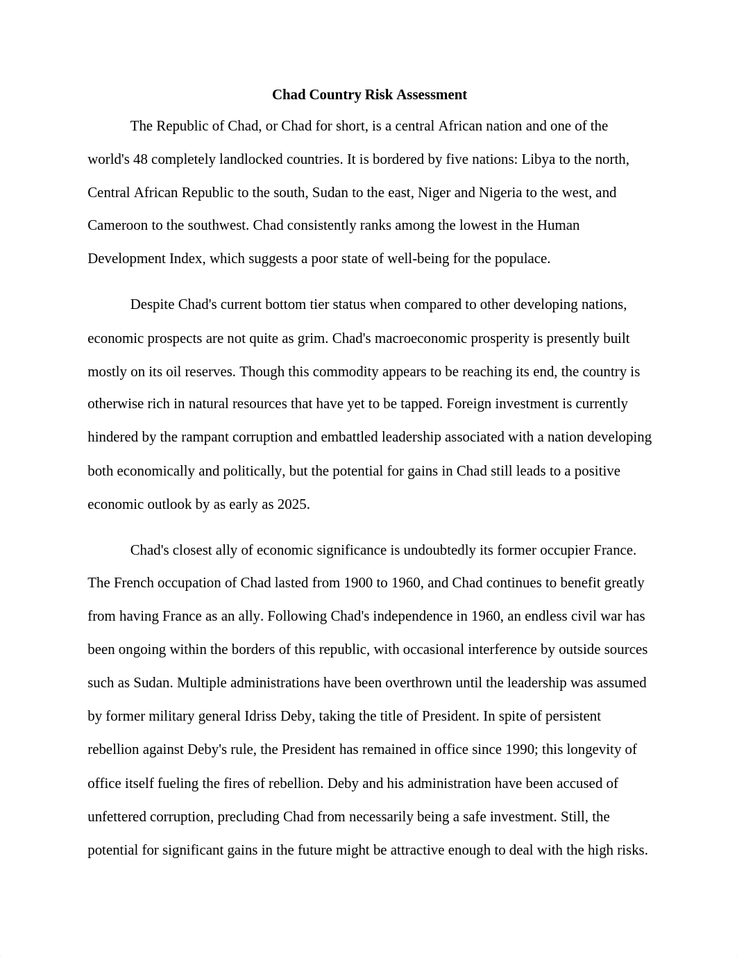 FINAL_Chad Country risk Analysis consolidated.docx_dmf4j9sq5e8_page1