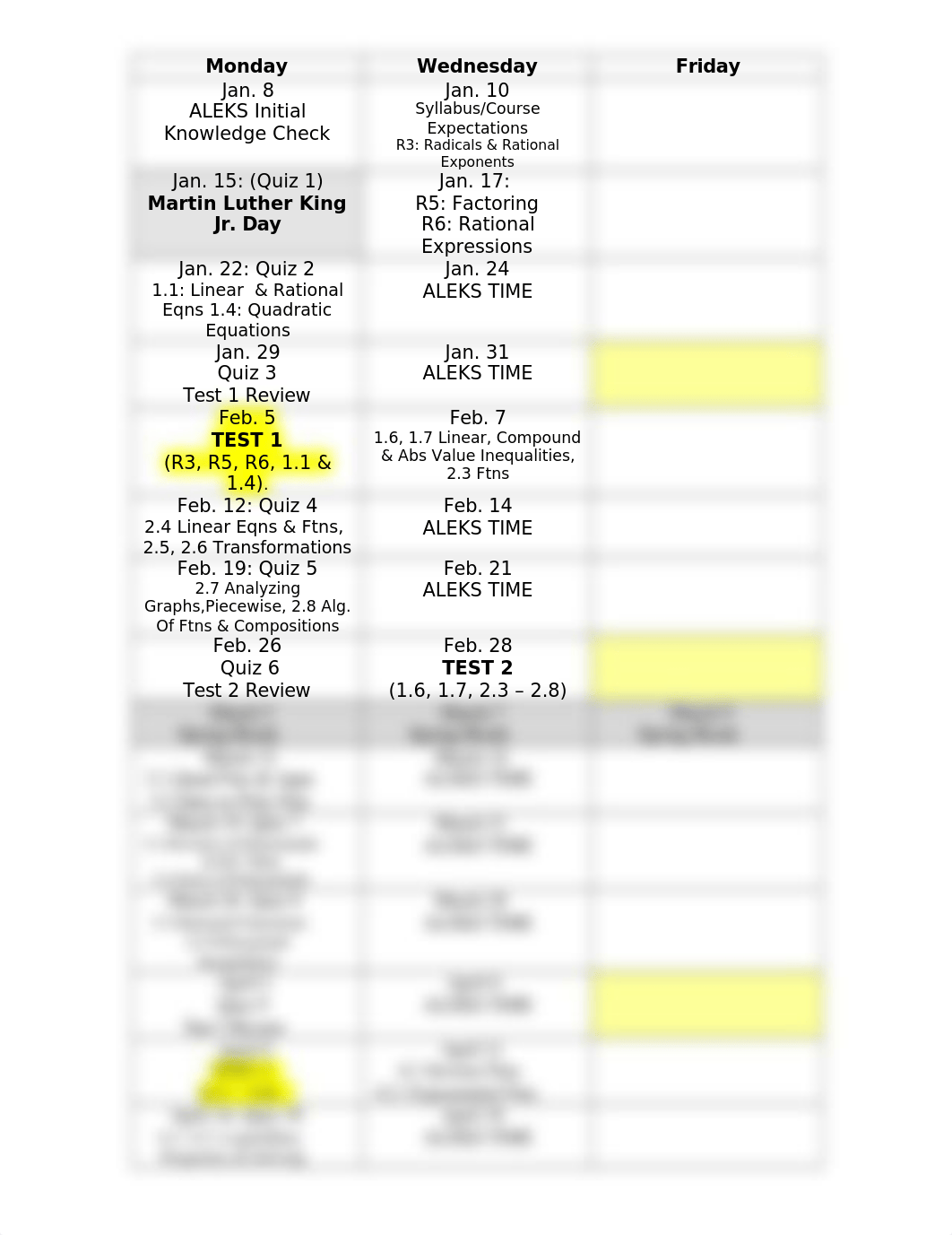 Spr18 Math 111 Weekly ScheduleMW.docx_dmfnsdz1sw8_page1