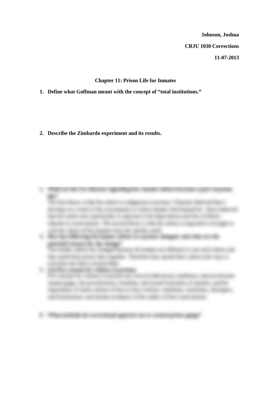 chapter 11 Prison life for inmates crju 1030 corrections.docx_dmfwuj2m0e7_page1